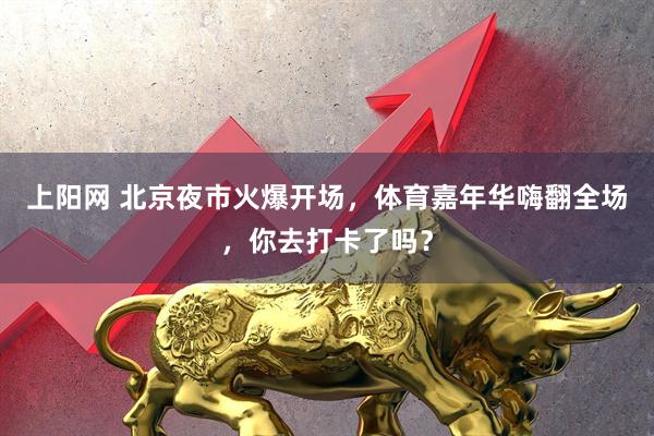 上阳网 北京夜市火爆开场，体育嘉年华嗨翻全场，你去打卡了吗？