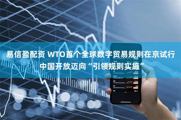 易信盈配资 WTO首个全球数字贸易规则在京试行 中国开放迈向“引领规则实施”